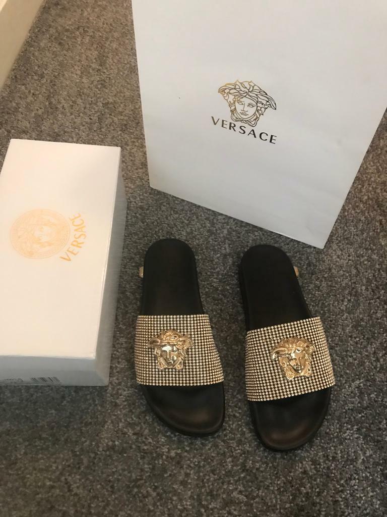 cheap versace flip flops